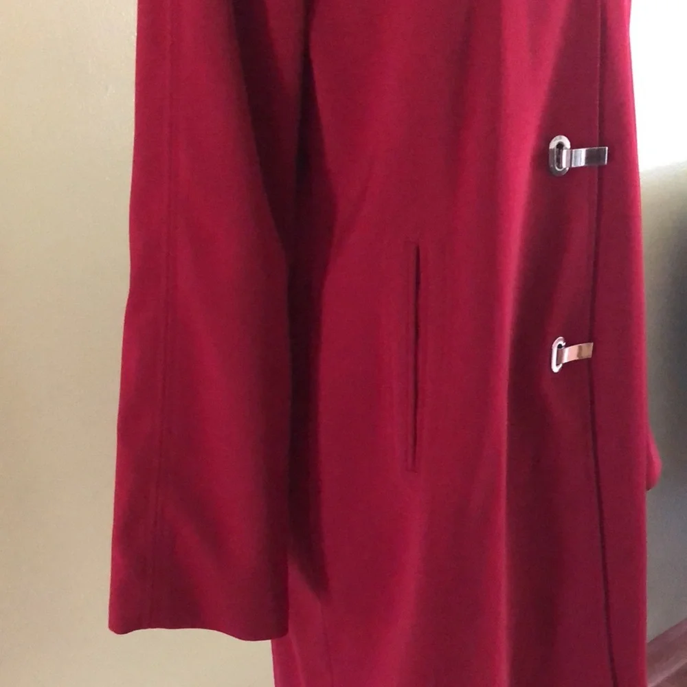 🔥LIKE NEW🔥 Towne by London Fog Women’s Hooded Trench Raincoat - Picture 3 of 9